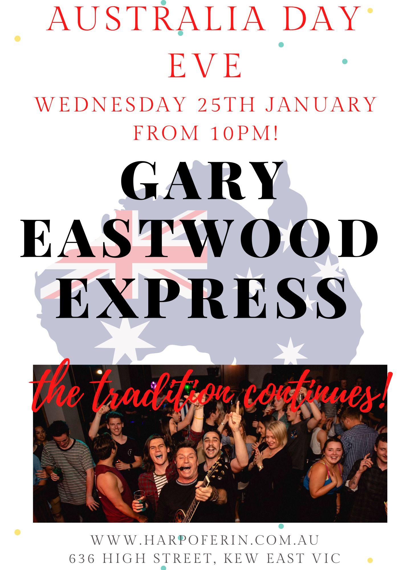 Australia Day Eve – Wednesday 25th January